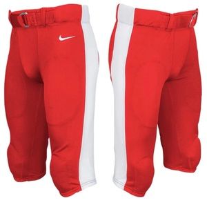 Nike Mens Team Stock Mach Speed Pants Scarlet/White/White Size small red white